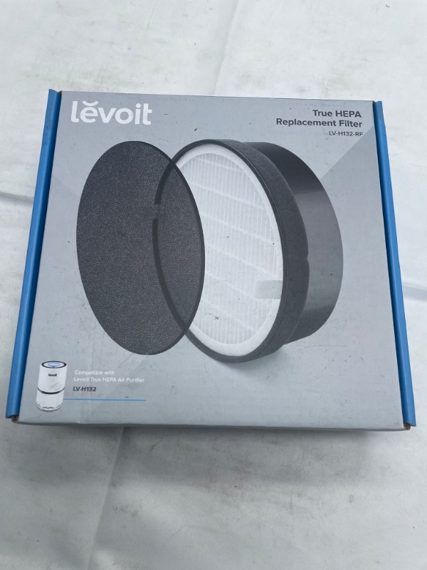 Photo 5 of LEVOIT LV-H132 Air Purifier Replacement Filter, 3-in-1 Nylon Pre-Filter, True HEPA Filter, High-Efficiency Activated Carbon Filter, LV-H132-RF, 1 Pack
