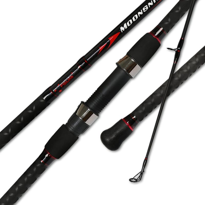 Photo 2 of Fiblink Surf Casting Fishing Rod 2-Piece Graphite Travel Baitcasting Fishing Rod
