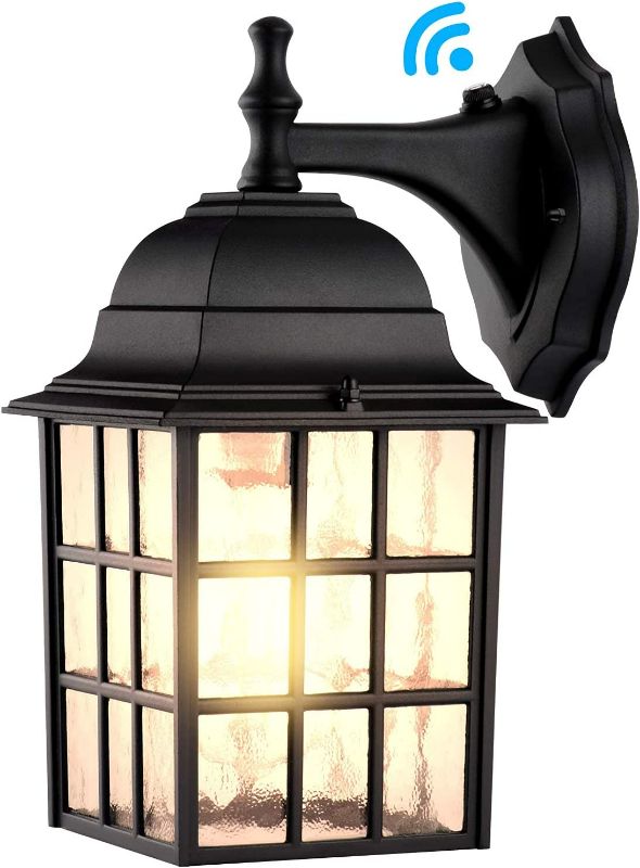 Photo 1 of Dusk to Dawn Outdoor Wall Light Fixtures Wall Mount, Sensor Porch Lights, Exterior Wall Sconce Lighting, Anti-Rust Wall Lamp, Waterproof Wall Lantern, Outside Lights for Garage, Doorway
