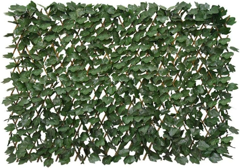 Photo 1 of Expandable Fence Privacy Screen for Balcony Patio Outdoor,Decorative Faux Ivy Fencing Panel,Artificial Hedges (Single Sided Leaves)

