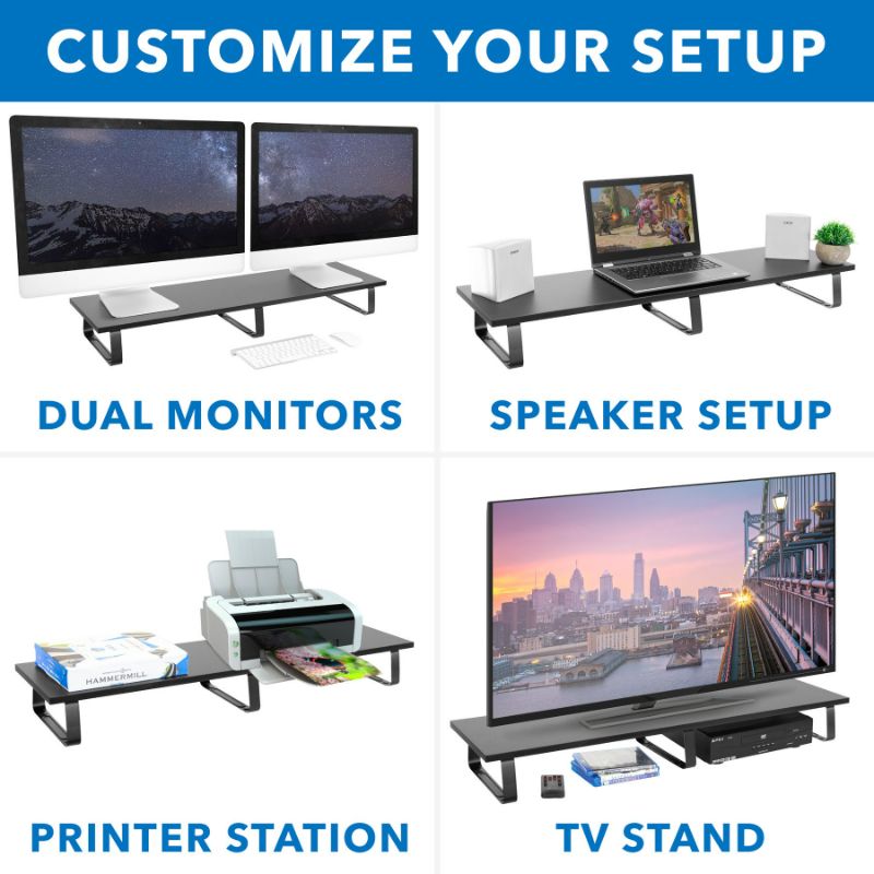 Photo 2 of Dual Monitor Desk Riser