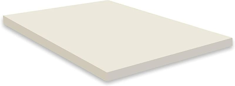 Photo 1 of SIZE UNKNOWN Mayton Soft 1-inch Foam Mattress Topper with Optimum Body Support | Comfortable and Breathable Bed Toppers for Mattress with Orthopedic Benefits, Helps Relieve Luber and Back Pain, Full, Yellow
