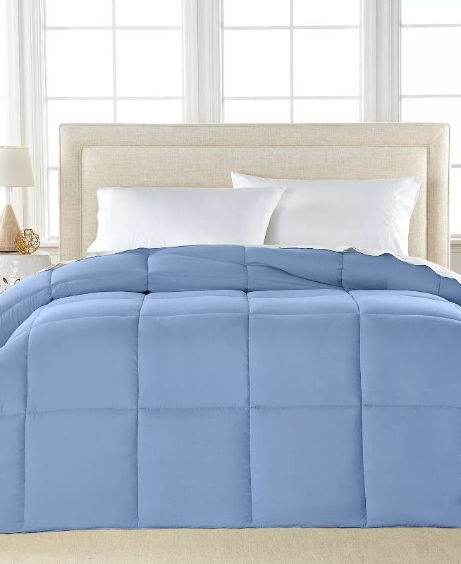 Photo 1 of Lightweight Microfiber Color Hypoallergenic Polyester Fiberfill Down Alternative Comforter, King