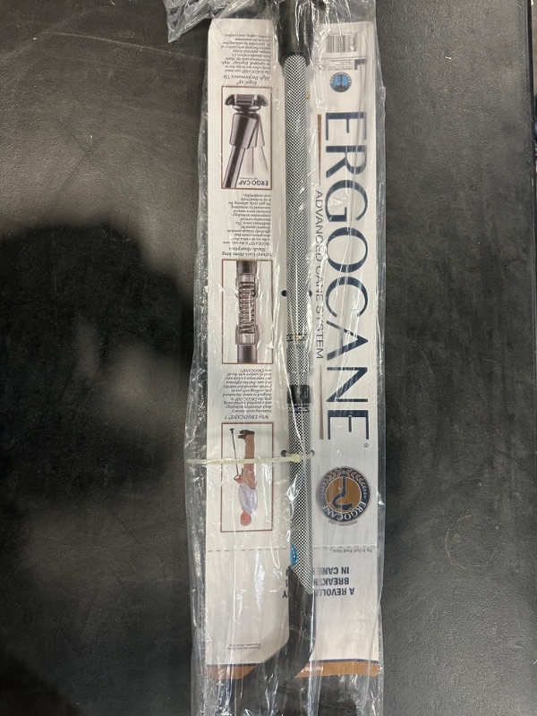 Photo 4 of Ergocane 2G by Ergoactives As Seen On TV. Spring-Assisted Shock Absorber Fully-Adjustable Ergonomic Cane, Newly Released, Equipped with Stand Alone High Performance Rubber Tip (Matte Black Design)