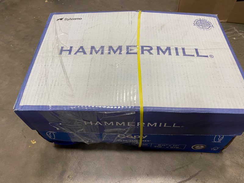 Photo 2 of Hammermill Printer Paper, 20 Lb Copy Paper, 8.5 x 11 - 8 Ream (4,000 Sheets) - 92 Bright, Made in the USA NEW