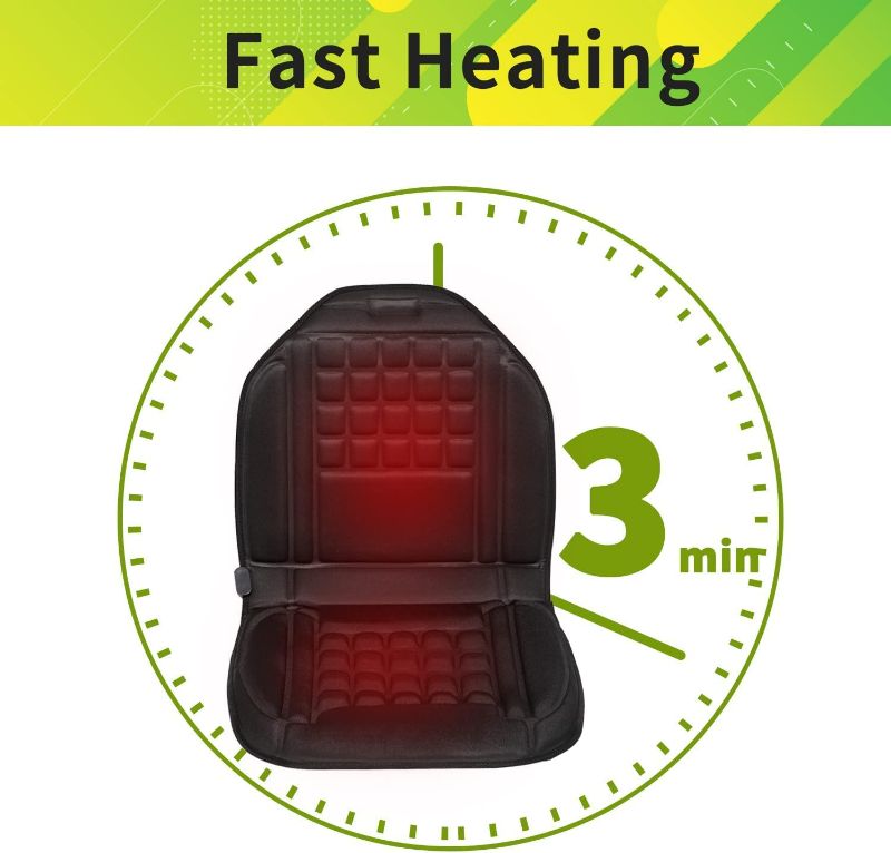 Photo 2 of Mynt Winter Heated Seat Cover with Fast Heating for Soothing Relief