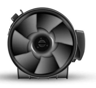 Photo 2 of 8 Inch Inline Duct Fan with Variable Speed Controller 100V-240V