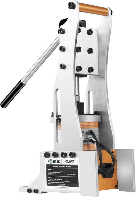 Photo 3 of ROSITEK RMP2 Manual Heat Press Machine - 3x3 Inch Heated Plates

