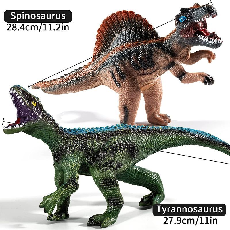 Photo 5 of TEMI 7 Piece Jumbo Dinosaur Toys for Kids 3-5, Large Soft Dinosaur Toys for Dinosaur Lovers, Dinosaur Toys for Boys Kids Toddler Ages 5-7 Years, Perfect Dinosaur Party Favors, Birthday Gifts
