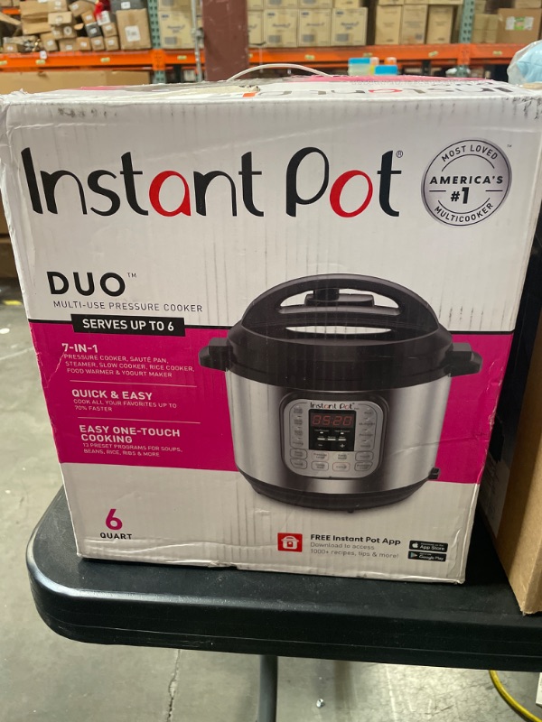 Photo 2 of Instant Pot 6qt Duo Pressure Cooker