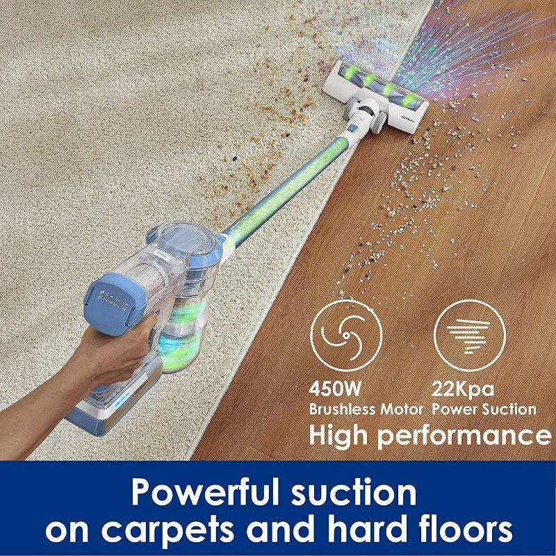 Photo 3 of Tineco A11 Hero EX Cordless Stick Vacuum, Powerful Suction Handheld Vac Lightweight for Carpet Hard Floor
