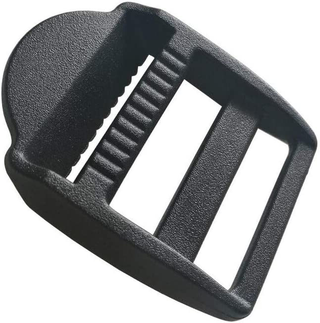 Photo 1 of D DrNeeko 20 Pcs 1" (25mm) Plastic Tension Locks Triglide for Belt Backpack Camping Bag Belt Suitcase (Black)