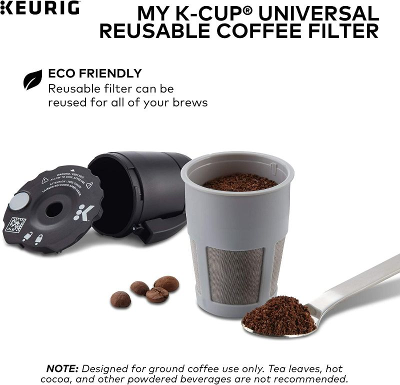 Photo 4 of Keurig My K-Cup Reusable K-Cup Pod Coffee Filter, Compatible with All 2.0 Keurig K-Cup Pod Coffee Makers, 1 Count, Black