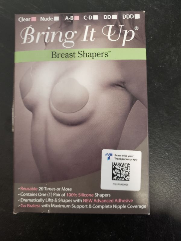 Photo 6 of Bring It Up Womens Breast Shapers Clear A/B