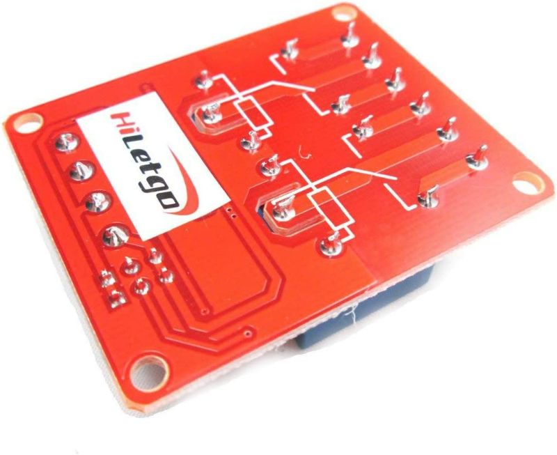 Photo 1 of 2pcs DC 24V 2 Channel Relay Module with Isolated Optocoupler High and Low Level H/L Level Trigger Module Triggered by DC 24V