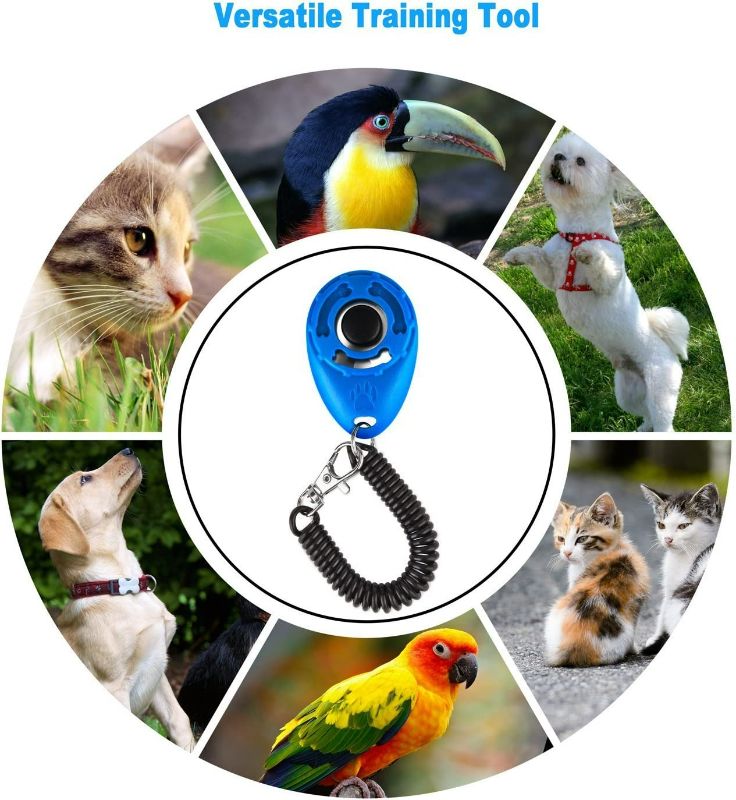 Photo 3 of  Dog Training Clicker with Wrist Strap -Pet Clicker for Cats Puppy Birds Horses
