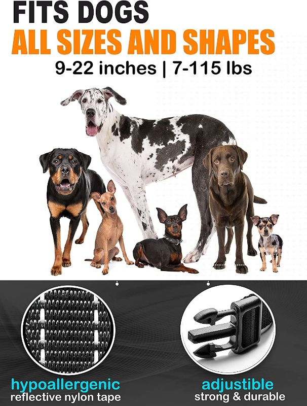 Photo 4 of NPS Dog Bark Collar for Large Small Medium Dogs 5-150 Lbs, No Shock Dog no Bark Collar with Smart Sensitivity & Intensity Beep Vibration - Newer 2022 - Release, Anti Barking Behavior Training Device