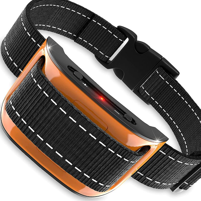 Photo 1 of NPS Dog Bark Collar for Large Small Medium Dogs 5-150 Lbs, No Shock Dog no Bark Collar with Smart Sensitivity & Intensity Beep Vibration - Newer 2022 - Release, Anti Barking Behavior Training Device