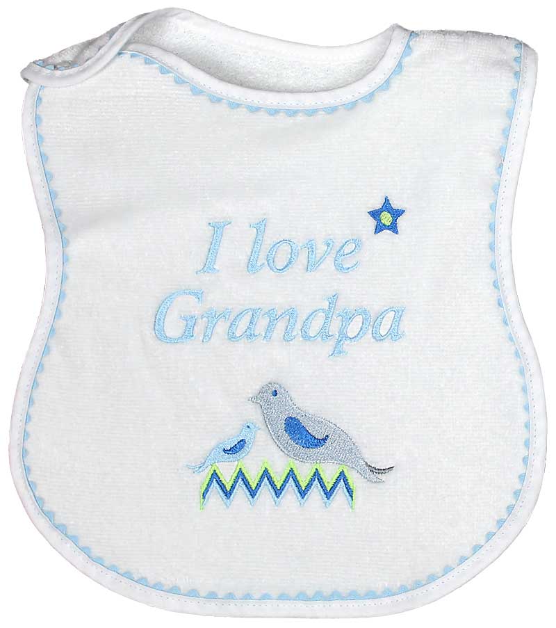 Photo 1 of "I love Grandpa" Bib New