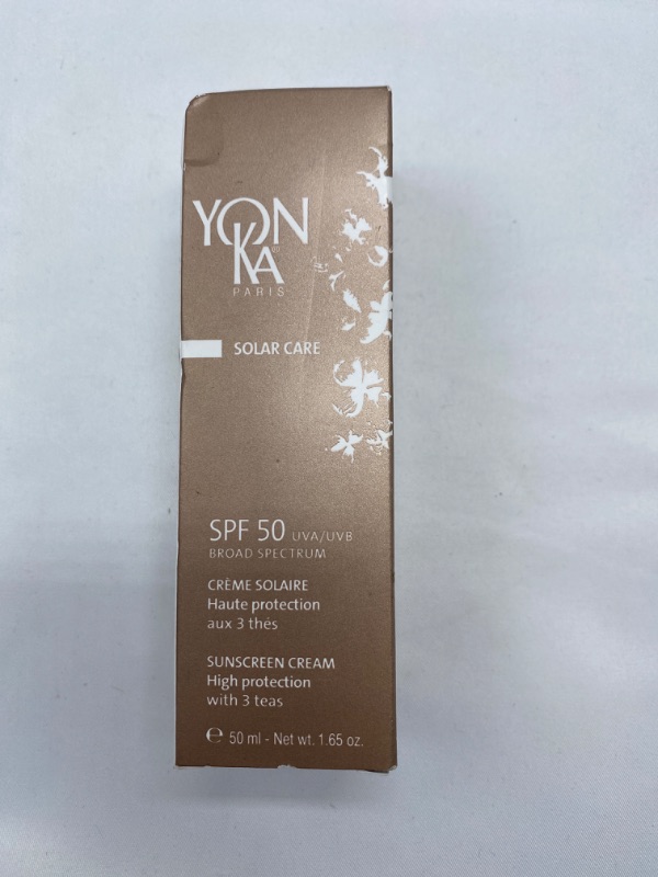 Photo 3 of Yon-Ka Sunscreen SPF 50 (50ml) Broad Spectrum Facial Sunscreen UVA/UVB Protection, Dermatologist Tested Quick Absorbing Formula, Paraben-Free New