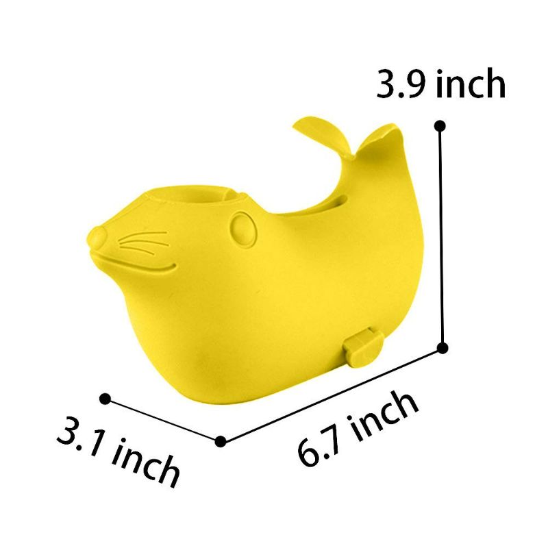 Photo 2 of DYSONGO Seal Faucet Cover Bath-tub Spout Cover for Baby Yellow.