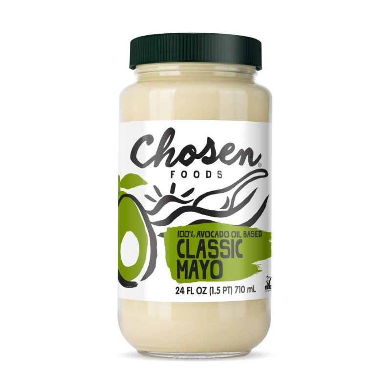 Photo 1 of Chosen Foods 100% Avocado Oil-Based Classic Mayonnaise, Gluten & Dairy Free, Low-Carb, Keto & Paleo Diet Friendly, Mayo for Sandwiches, Dressings and Sauces, Made with Cage Free Eggs (24 fl oz) (2 Pack)