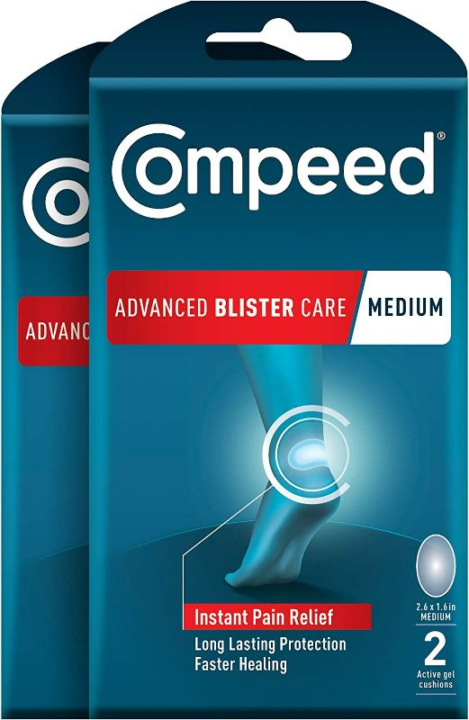 Photo 1 of Advanced Blister Care Medium Pads 2 Count (Pack of 2) New