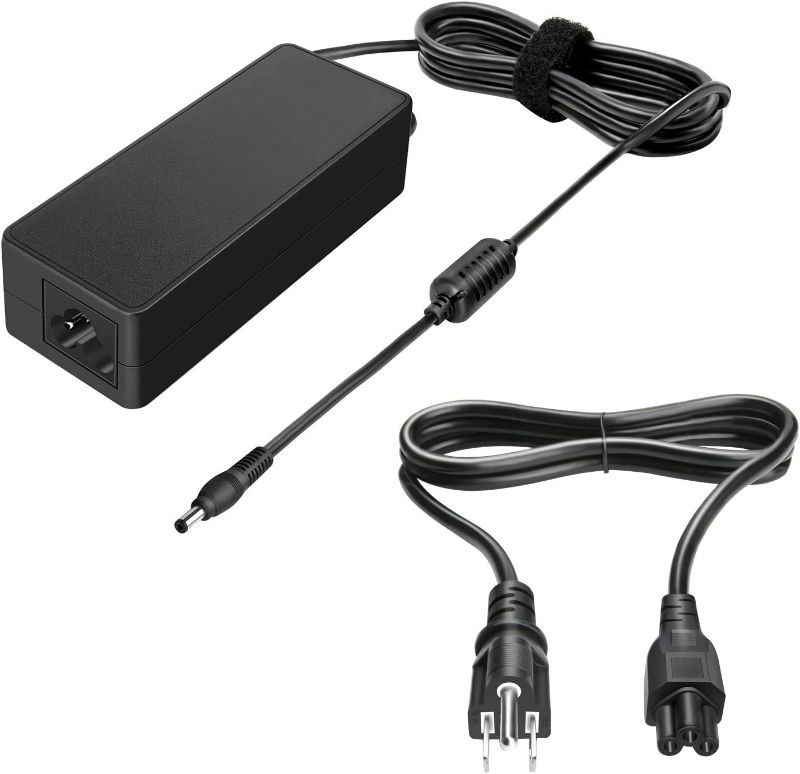 Photo 1 of Roxelt 75W 19V 3.95A Compatible for Computer Toshiba HP Acer Computer Laptop AC Adapter Power Supply Charger with US Power Cord for Satellite 1000 A85-S107 L15 M105-S1021 New