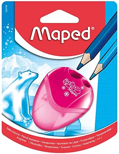 Photo 2 of Maped I-Gloo 2 Hole Pencil Sharpener, Assorted Colors (3 Pack) New