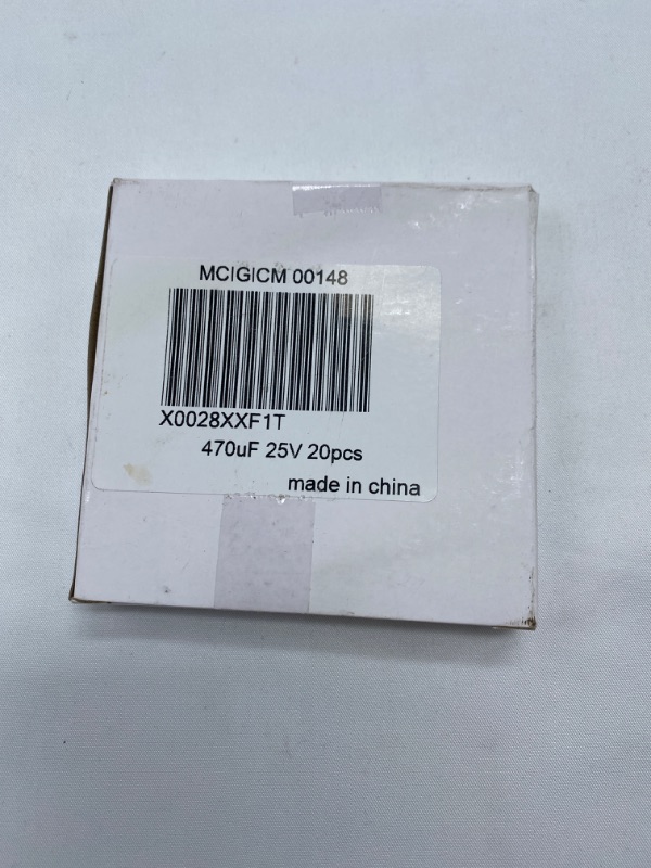 Photo 4 of 470uF 25V Radial Lead Aluminum Electrolytic Capacitors for Do-it-Yourself Repairing of LCD TVs and Consumer Electronics - 20 pc.