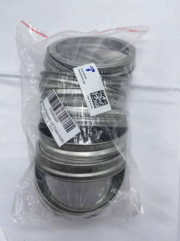 Photo 2 of JUNTEX 10 Pcs/Set Wide Mouth Jar Lids for Mason Jars