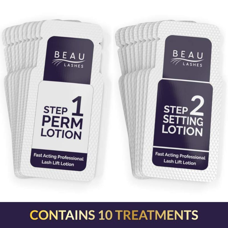 Photo 3 of 10 Sets Of Lash Lift Lotions For Professionals - For Perming, Curling and Lifting Eyelashes | Semi Permanent Salon Grade Supplies For Beauty Treatments | 10 Treatments 