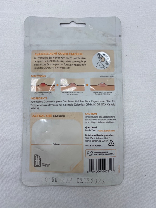 Photo 3 of Avarelle Acne Cover Patch XL 8 ct