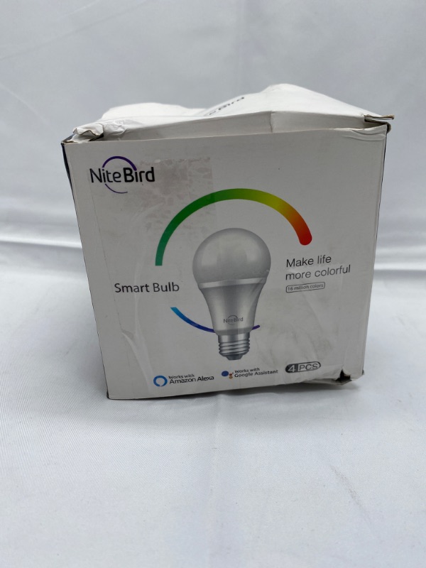 Photo 2 of NiteBird Smart Bulb WB4-2-US 4 pcs 4.72"H 2.35" Diameter