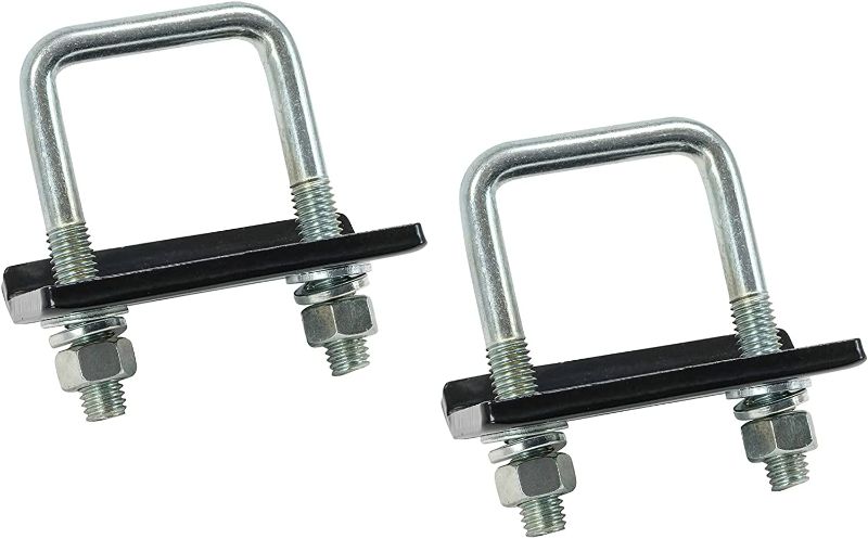 Photo 1 of (2 Pack) Hitch Tightener U Bolt, Heavy Duty Anti-Rattle Stabilizer for 1.25" and 2" Hitches, Reduce Movement from Hitch Tray Cargo Carrier Bike Rack Trailer Ball Mount, Rust Free, Easy-Install