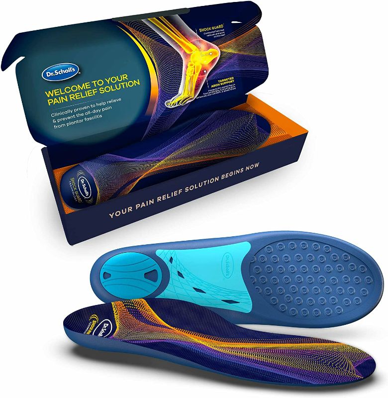 Photo 1 of Dr. Scholl's Plantar Fasciitis Sized to Fit Pain Relief Insoles // Shoe Inserts with Arch Support for Men and Women, 1 Count