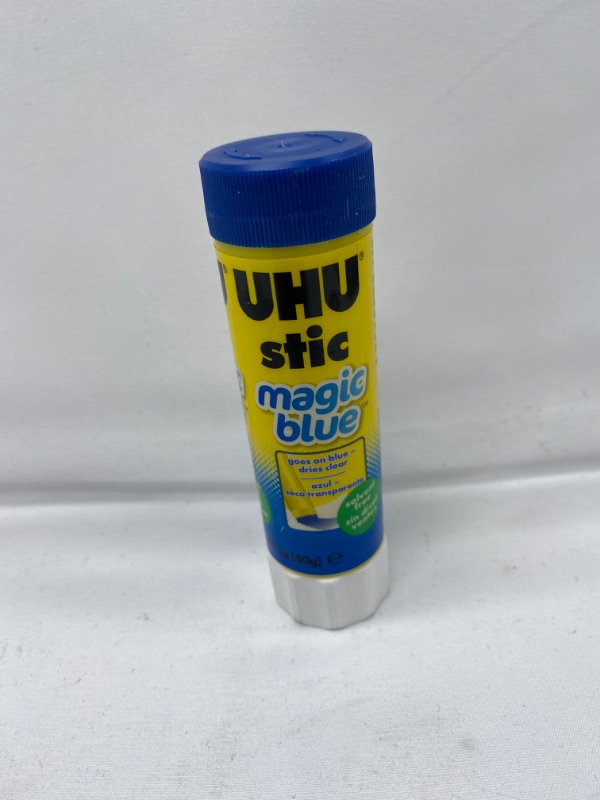 Photo 2 of UHU Washable Glue Sticks, 1.41 oz., Blue (99653)