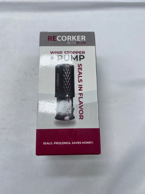 Photo 2 of NEW! ReCorker: Revolutionary 1-piece Wine Stopper + Saver, Keeps wine fresh and seals a bottle for later use