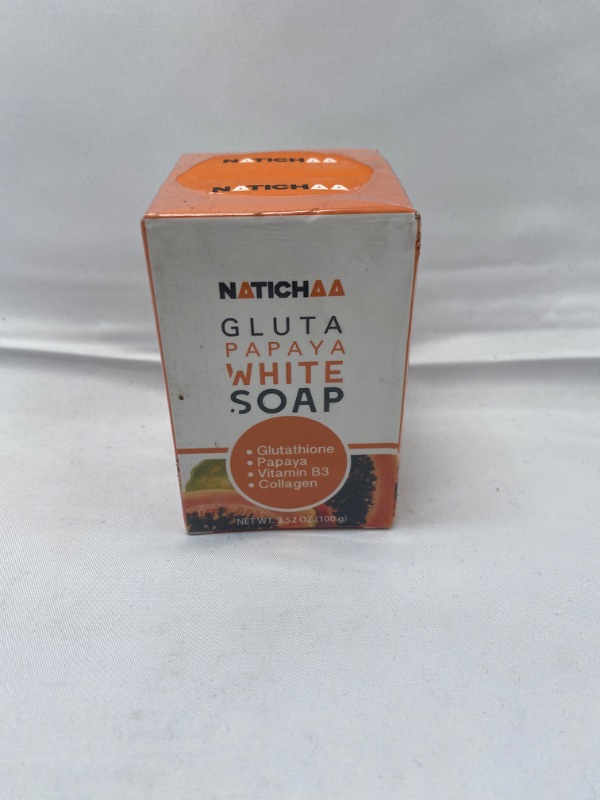 Photo 3 of Glutathione & Papaya White Soap, Natural Skin Brightening for Face & Body Exfoliating, Dark Spots, Acne Scars with Niacinamide, Coconut Oil for Silky Smooth Skin - Cruelty Free, 3.52 Oz (2 Pack)
