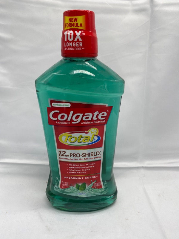 Photo 2 of Colgate Total Advanced Pro-Shield Mouthwash, Spearmint 33.8 oz