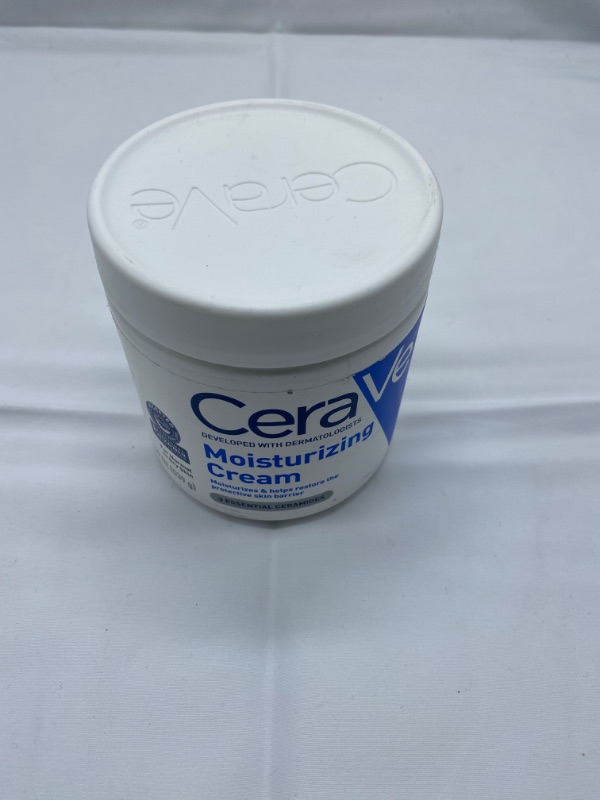 Photo 2 of CeraVe Moisturizing Cream | Body and Face Moisturizer for Dry Skin | Body Cream with Hyaluronic Acid and Ceramides | Normal | Fragrance Free | 19 Oz | Packages May Vary 19oz Cream