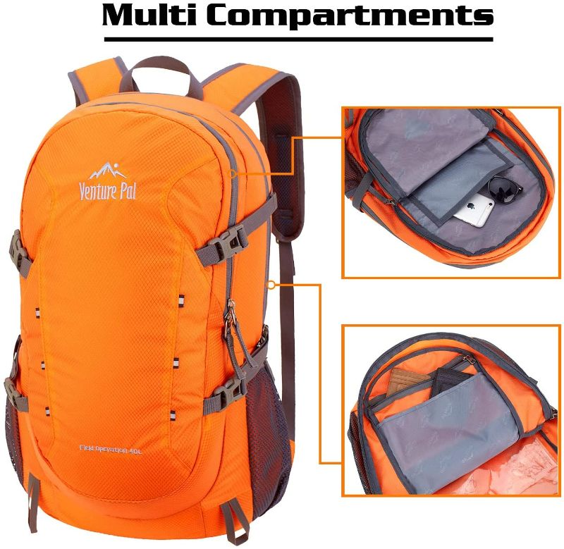 Photo 2 of 40L Lightweight Packable Travel Hiking Backpack Daypack NEW