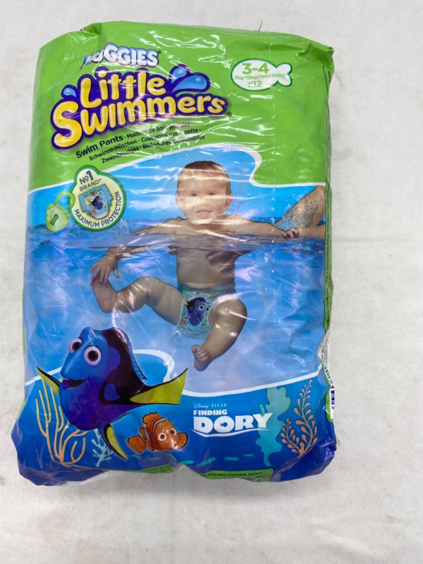 Photo 2 of Huggies Little Swimmers Disposable Swim Pants, Small 15lb-34lb., 12-Count NEW