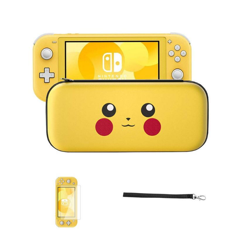 Photo 1 of JINGDU Carrying Case for Nintendo Switch Lite, Protective Portable Hard Shell Travel Cover Bag with 8 Game Card Slots for Switch Lite Games & Accessories NEW 