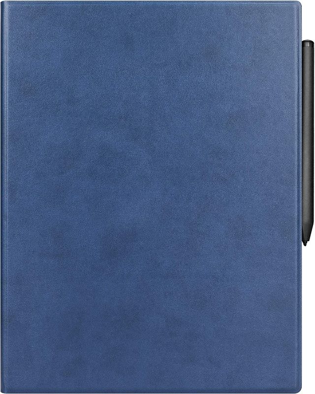 Photo 1 of KuRoKo Slim Lightweight Book Folios Leather Case Cover for Remarkable 2 (Navy) NEW 
