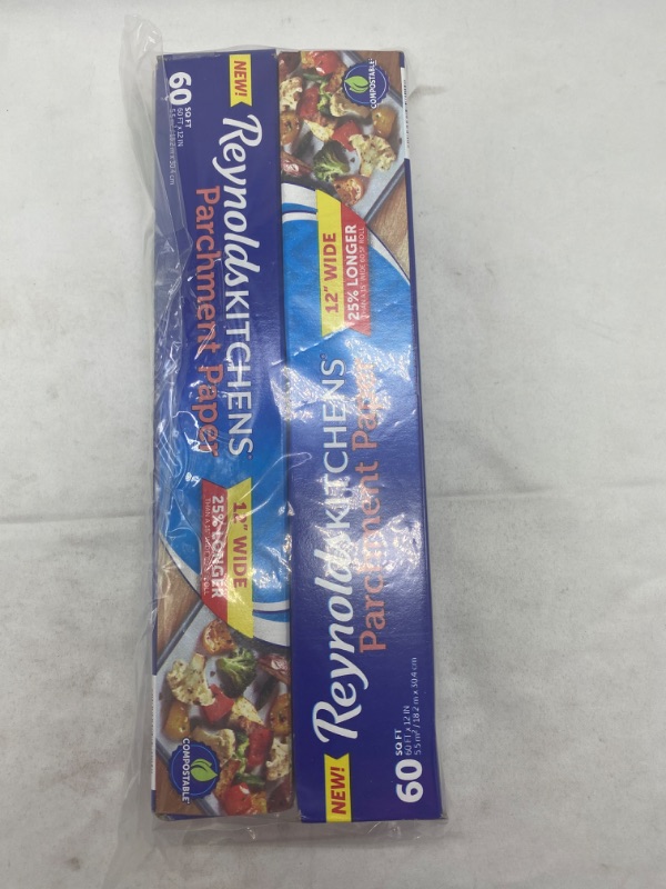 Photo 2 of (2 Pack) Reynolds Kitchens Parchment Paper Roll - 60 Square Feet  NEW