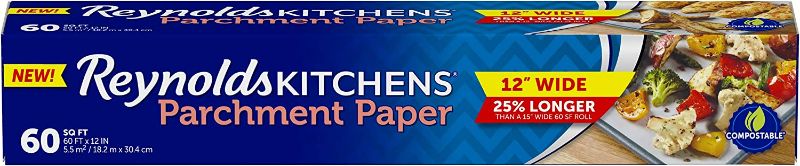 Photo 1 of (2 Pack) Reynolds Kitchens Parchment Paper Roll - 60 Square Feet  NEW