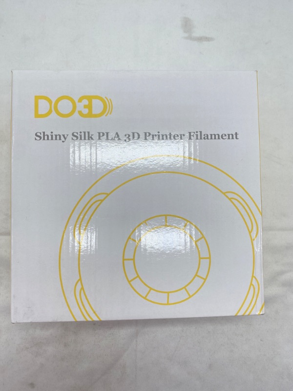 Photo 2 of DO3D Silk Pearl White PLA Satin Shiny 3D Printer Filament, 1.75mm Diameter 1kg/Spool 2.2lbs for FDM 3D Printers NEW
