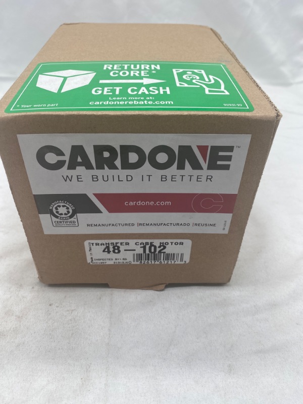 Photo 2 of A1 Cardone 48-102 Remanufactured Transfer Case Motor, 1 Pack NEW 