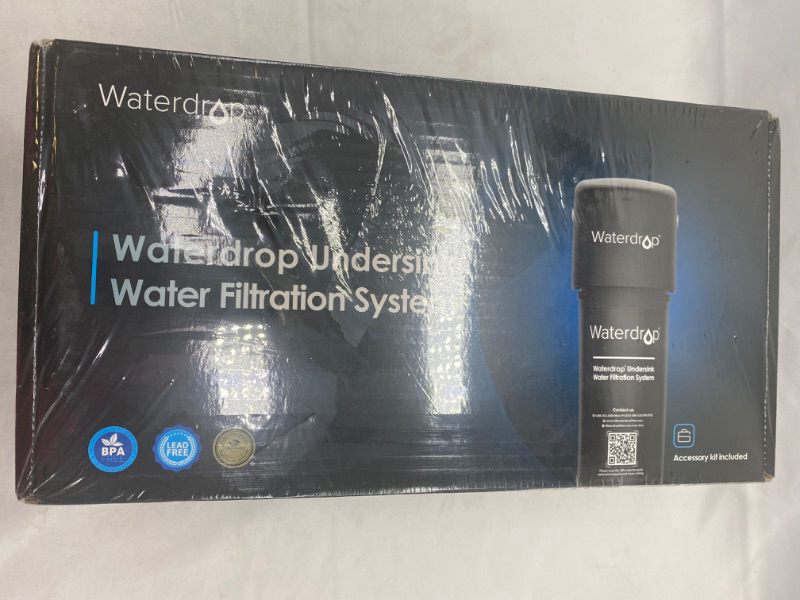 Photo 3 of Waterdrop 10UA Under Sink Water Filter System, Reduces Lead, Chlorine, Bad Taste & Odor, Under Counter Water Filter Direct Connect to Kitchen Faucet, NSF/ANSI 42 Certified, 8K Gallons, USA Tech NEW